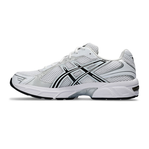 (男)【亞瑟士ASICS】GEL-1130  復古跑鞋-白黑 1201B019-100