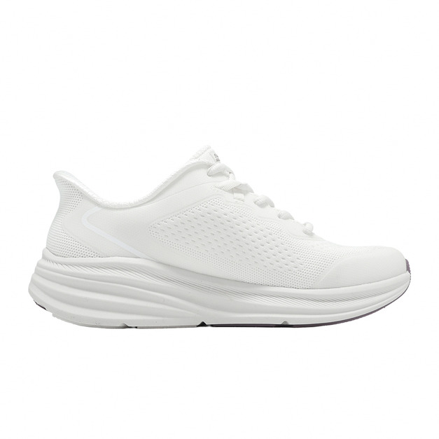 (女)【斯克威爾SKECHERS】Bobs Skillz Slip-Ins 輕量厚底休閒運動鞋-白色 117756WHT