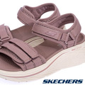 (女)【斯克威爾SKECHERS】MAX CUSHIONING ELITE 2.0 SANDAL健走系列涼拖鞋-紫紅色/海軍藍 141617MVE/141617NVY_3