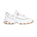 (女)【斯克威爾SKECHERS】D'Lites - 20th Anniversary 寬楦休閒鞋-白玫金 150876WWTRG