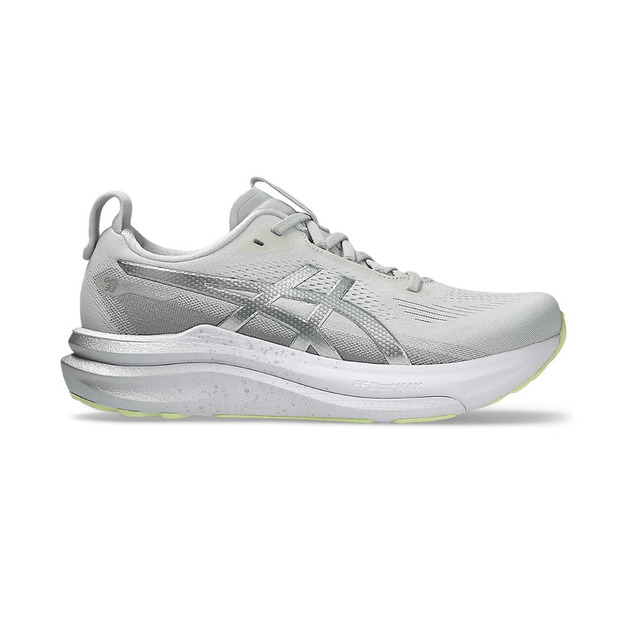 (女)【亞瑟士ASICS】GEL-KAYANO 33 PLATINUM 白金系列支撐慢跑鞋-淺灰銀 1012C066-020