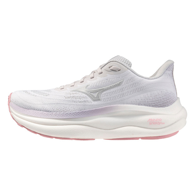 (女)【美津濃MIZUNO】WAVE SKY 9 慢跑鞋-白淺紫 J1GD251294