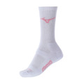 (女)【美津濃MIZUNO】運動厚底襪-白粉/白黑 32TXD50164/32TXD50109