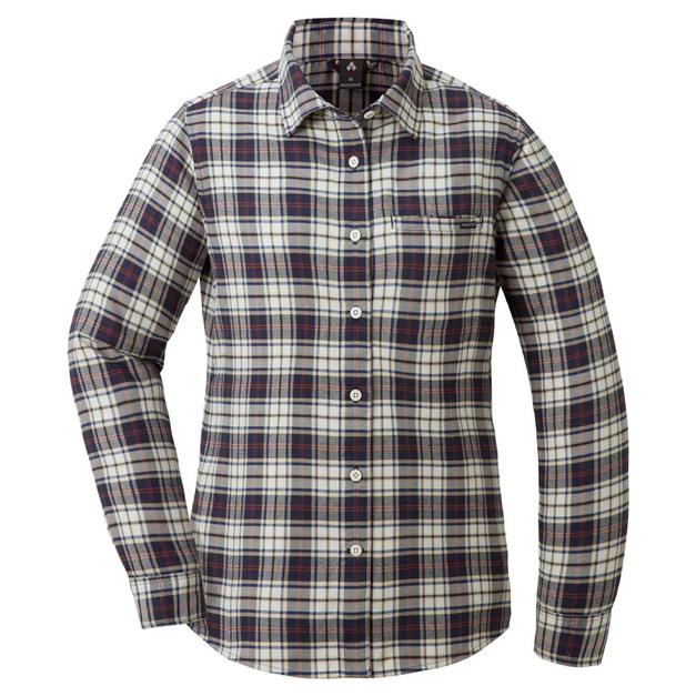 (女)【mont-bell】Wickron O.D. Single Pocket Shirt Women's 長袖襯衫-卡其 1114602TN