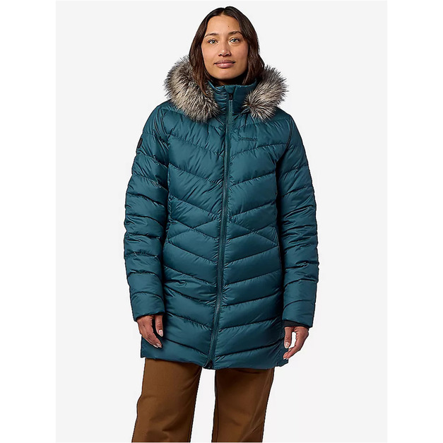  (女)【Marmot】mberous Down Coat保暖羽絨大衣-深綠 17047-42827