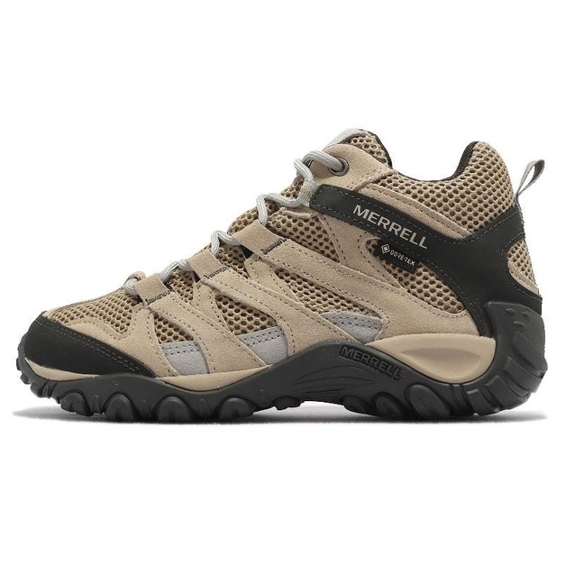 *特惠出清*(女)【MERRELL】ALVERSTONE MID GORE-TEX中筒登山鞋 只剩US8.5 -奶茶棕 ML135208
