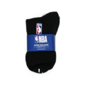 【NBA】 男女休閒短筒襪(三入) 台灣製 刺繡Logo-黑/白 AC0359-1/AC0359-2_4