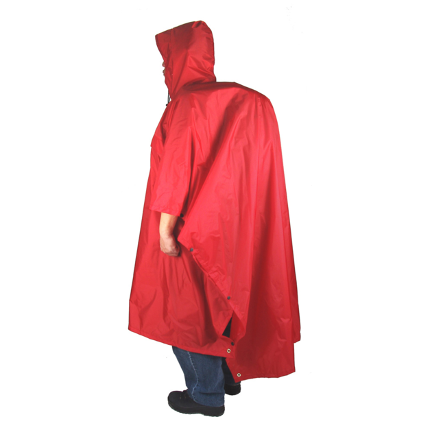 【Rhino 犀牛】Sherpa TrekLite 登山斗篷式雨衣/地布/外帳三合一 防水雨衣-橘L號 S-2