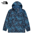 過季出清(男)【THE NORTH FACE】北臉 Dryvent 防水保暖連帽外套 衝鋒衣 防水外套 風雨衣-藍黑圖彩 4U5F