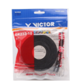 【勝利VICTOR】羽球/網球/匹克球 外握把布 握把皮 (十入) 薄/黏性/耐用 GR233-10 黑白兩色_1