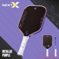 【Wika 】NEXT-X 全場型匹克球拍 (16mm) -金屬紫 贈infin單支裝匹克球拍套_1