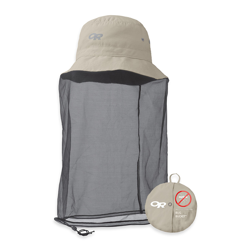 【Outdoor Research OR】BUG BUCKET 快乾抗UV防蚊中盤帽 - 卡其 OR243380-0800