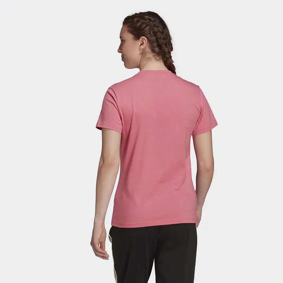 ADIDAS ESSENTIALS 短袖T恤-粉紅/白 H07811