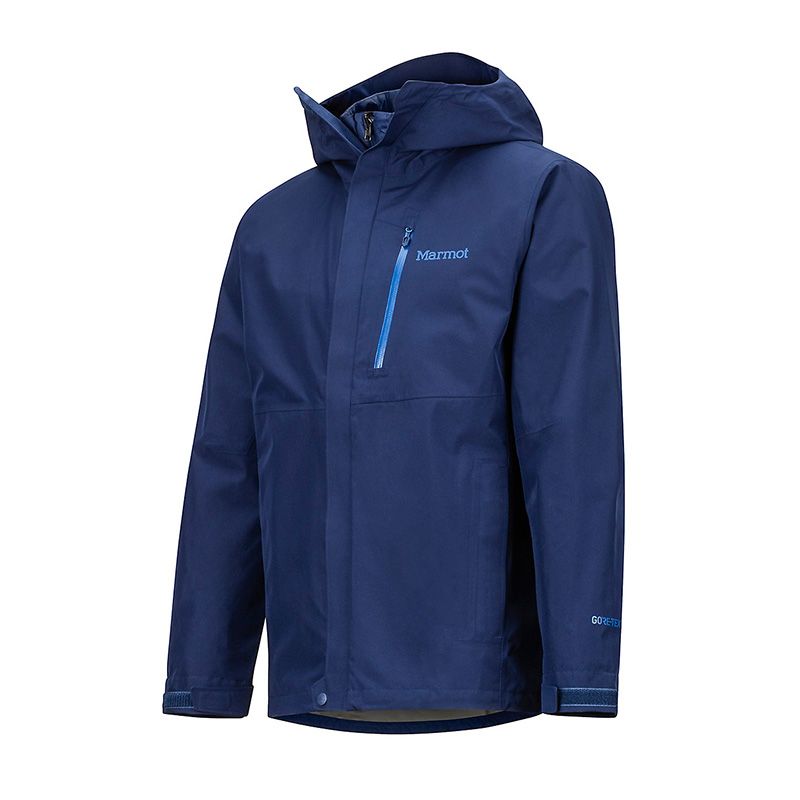 Marmot Minimalist Component Gore-Tex 兩件式防水化纖保暖外套-黑藍灰 31530-2975