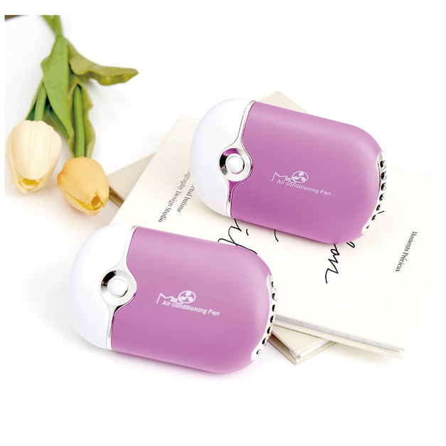 迷你橢圓乾吹風扇-紫色