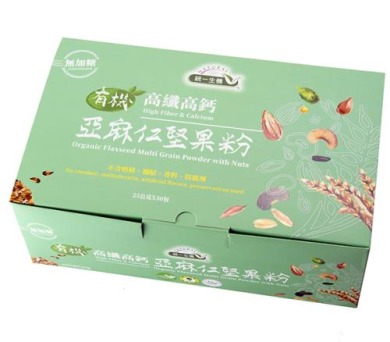 【統一生機】有機高纖高鈣亞麻仁堅果粉 (25g*30入/盒)(買1送1)
