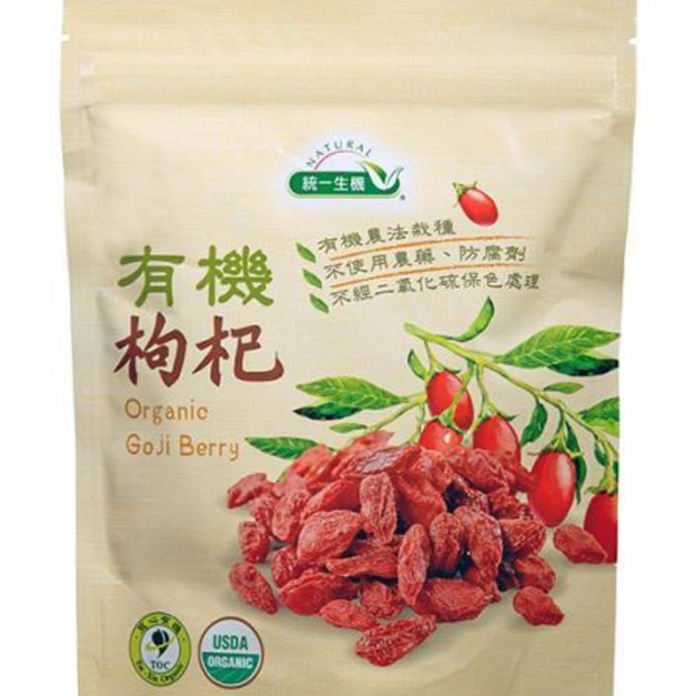 【統一生機】有機枸杞 150g