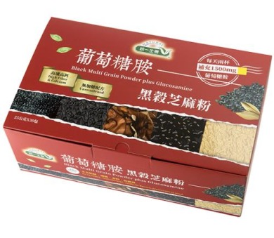 【統一生機】葡萄糖胺黑穀芝麻粉 (25g*30入/盒)(買1送1)