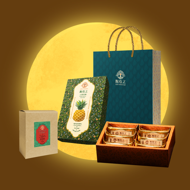 「預購」【根在上】土鳳梨酥(6入)+精品濾掛咖啡(6入)