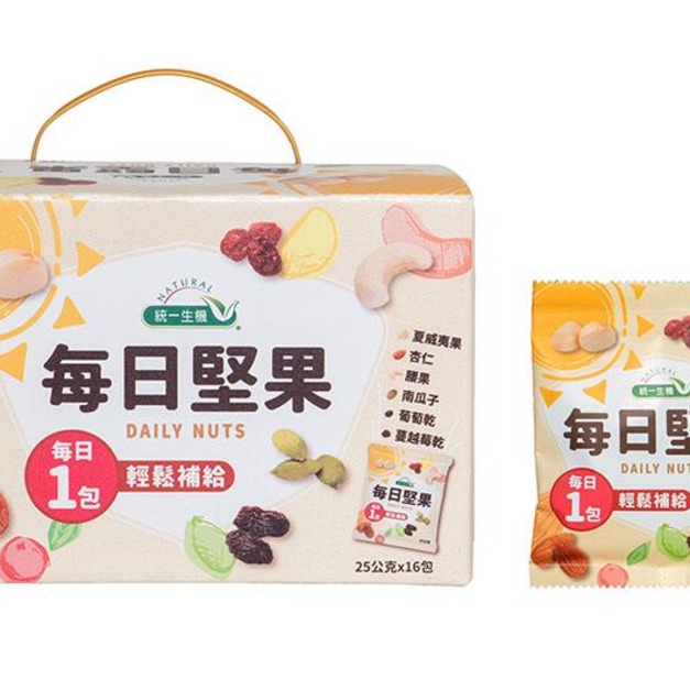 【統一生機】每日堅果(25g*16包)