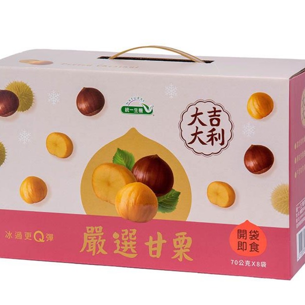 【統一生機】嚴選甘栗禮盒(35g*16包)