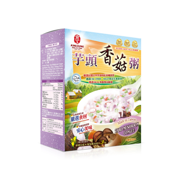 【京工】芋頭香菇粥30g(3入)