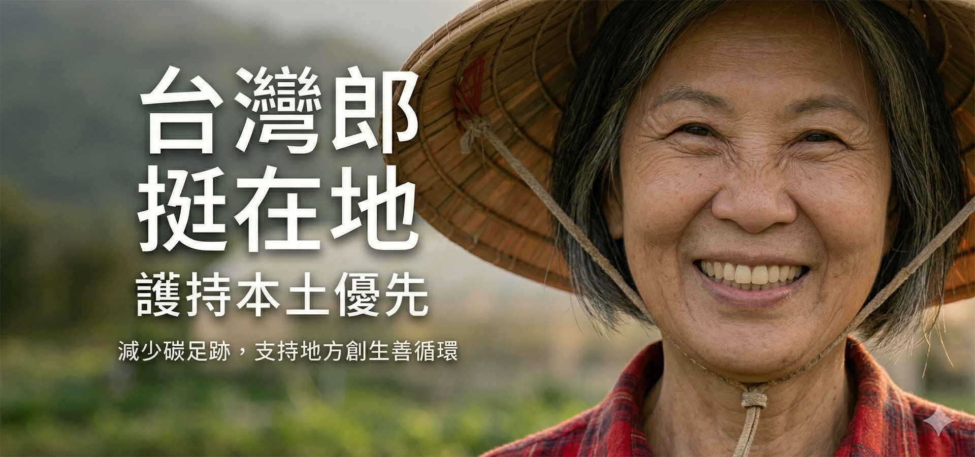 台灣郎，支持在地