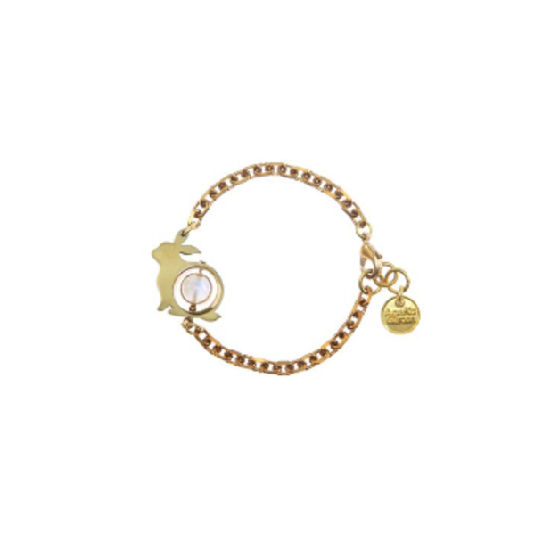 Moon Bunny 月光石玉兔手鍊