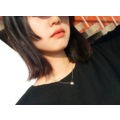 人魚眼淚 大小圓片項鍊_3