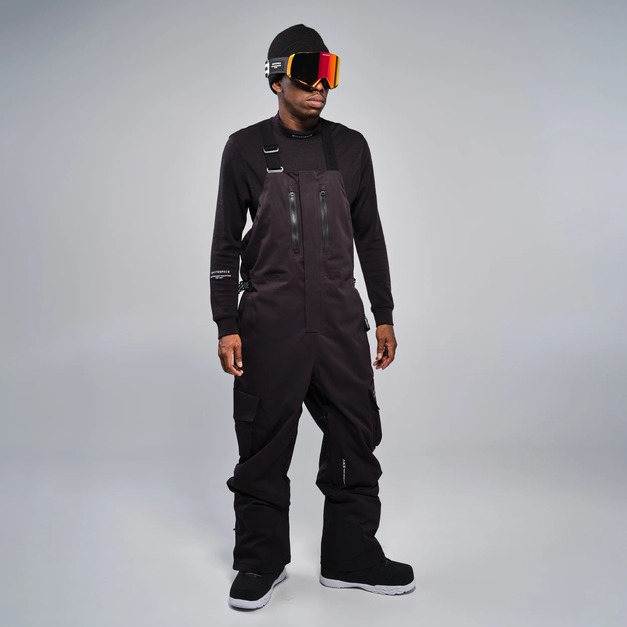 Men 2L Cargo BIB Pants 滑雪吊帶褲-黑色