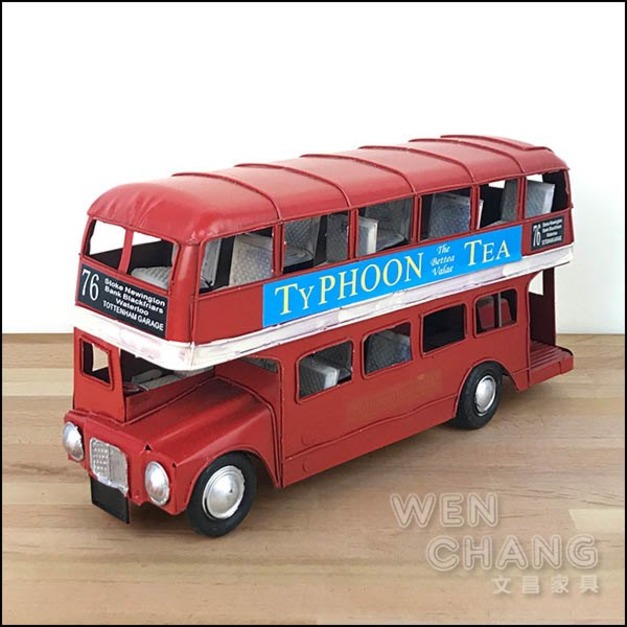 美式 復古 手工車 復刻 鄉村 英倫 雙層巴士 模型 Z105