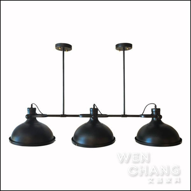 LOFT 工業風 復古船艙 倉庫風格 碼頭吊燈-3燈頭 LC-019