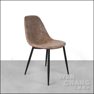 [特價] 復古風格 梅維斯皮格餐椅 爆裂皮 油蠟皮 五色 CH066