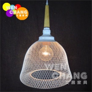 日系風格 實木燈頭吊燈 鐵幕系列 大搖鈴款 LC-031《特價》