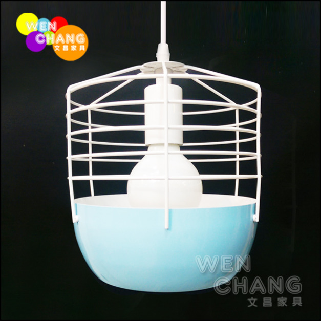 工業普普風 雙色搭配 降落傘吊燈 B款 小巧型 LC-042  《特價》