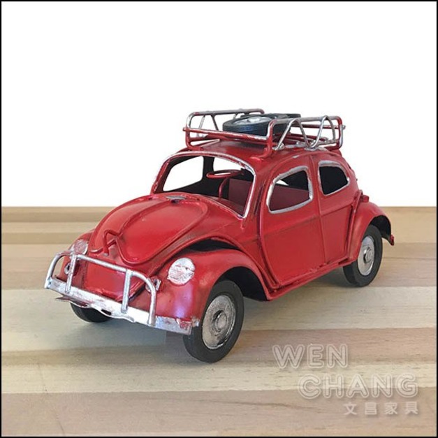 美式復古手工車 復刻 鄉村 金龜車載輪胎模型 Z100-R