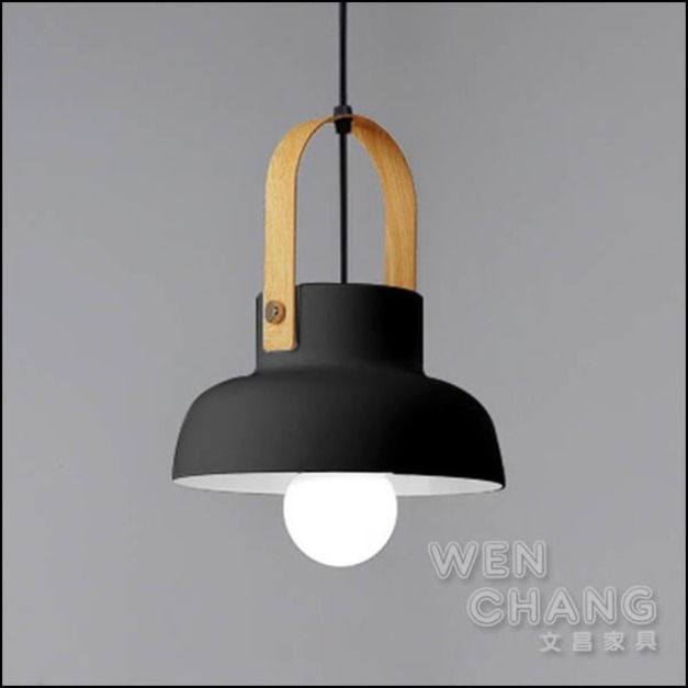 北歐 木環吊燈 (寬款) 4色 LC-119