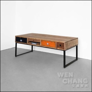 訂製品 古茲曼四抽茶几 雙面抽屜 TTB-034