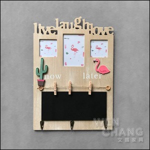 ZAKKA 紅鶴仙人掌插畫系列-相框留言版 Z149-A