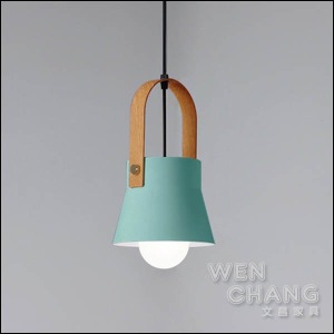 北歐 木環吊燈 (長款) 4色 LC-120