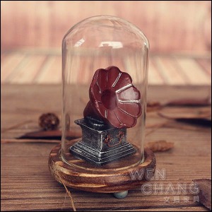 ZAKKA 復古留聲機 相機 玻璃小擺飾 Z060