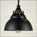 LOFT工業風 半圓形 有網 黑武士吊燈 餐廳燈 LC-083 ＊特價＊_1