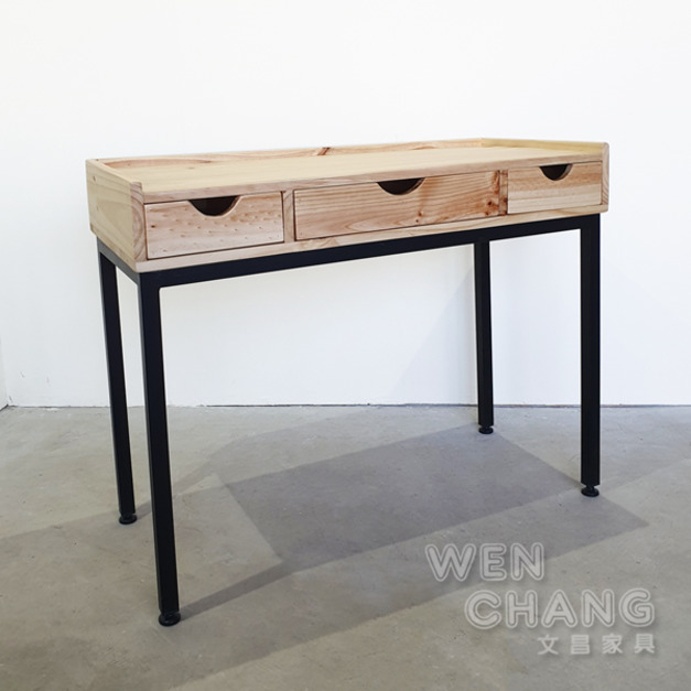 實木 化妝桌 化妝台 書桌 雲杉 原木色 CUA-021 訂製品 無現貨