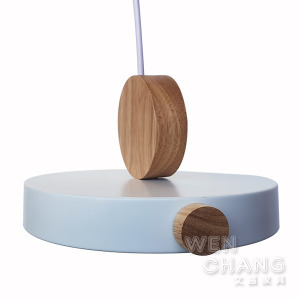 設計師款 實木 金屬混搭材質 馬卡龍吊燈 餐廳燈 LC-123