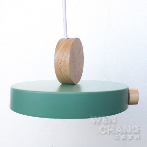 設計師款 實木 金屬混搭材質 馬卡龍吊燈 餐廳燈 LC-123