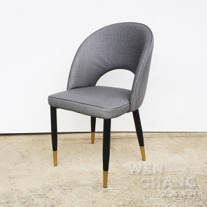 現代設計風格 輕奢華風 科林斯 餐椅 仿亞麻布皮革 CHR007