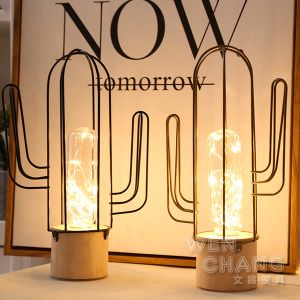 北歐風 輕奢華風 IG款 仙人掌造型LED小夜燈 Z185