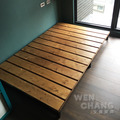 訂製品 LOFT 工業風 鐵腳+實木 鐵木棧板床架 單人加大 CUA-027_1