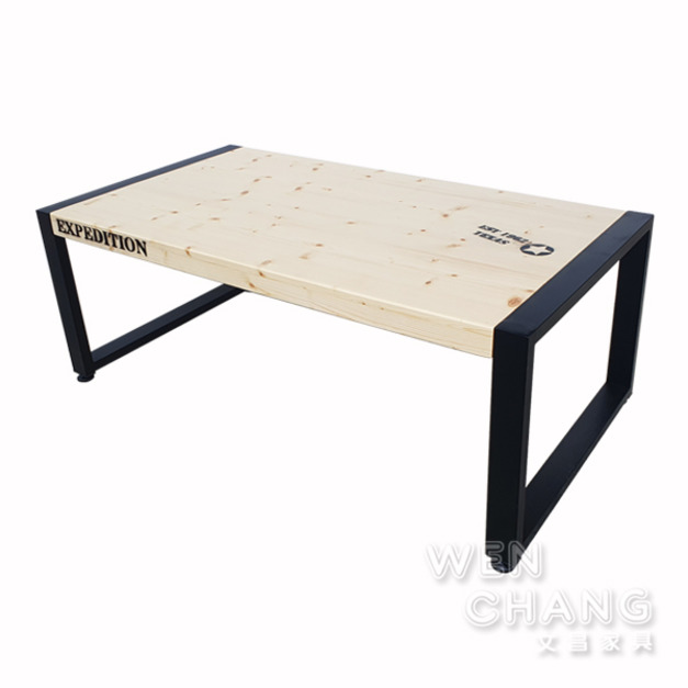 訂製品 LOFT 工業風 希特鐵木大茶几 CU088