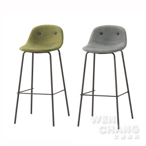 [特價] 文青風格 梅維斯吧台椅高版 亞麻布版 三色 ST068CS